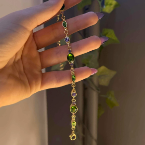 Crystal Bow Tennis Bracelet - Image 2